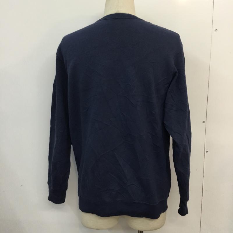 フルーツオブザルーム FRUIT OF THE LOOM トレーナー 長袖 スウェット 裏起毛 M 無地 紺 / ネイビー / メンズ USED 古着 中古 10059267