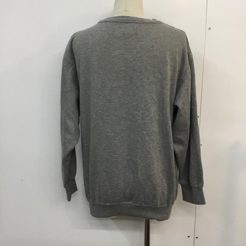 古着 USED トレーナー 長袖 スウェット 裏起毛 M 無地 灰 / グレー / メンズ USED 古着 中古 10059277