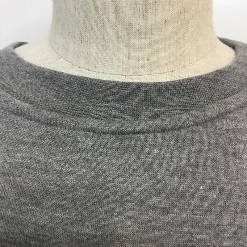 古着 USED トレーナー 長袖 スウェット 裏起毛 M 無地 灰 / グレー / メンズ USED 古着 中古 10059277