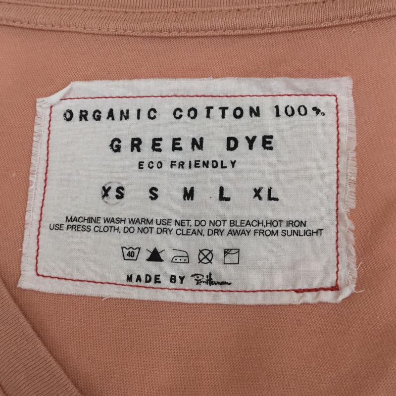 ロンハーマン Ron Herman Tシャツ 半袖 Organic Cotton Tee オーガニックコットン100% XS 桃 / ピンク / メンズ USED 古着 中古 10059297