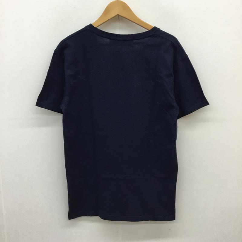 エフエイティー FAT Tシャツ 半袖 無地VネックTee L 紺 / ネイビー / メンズ USED 古着 中古 10059298