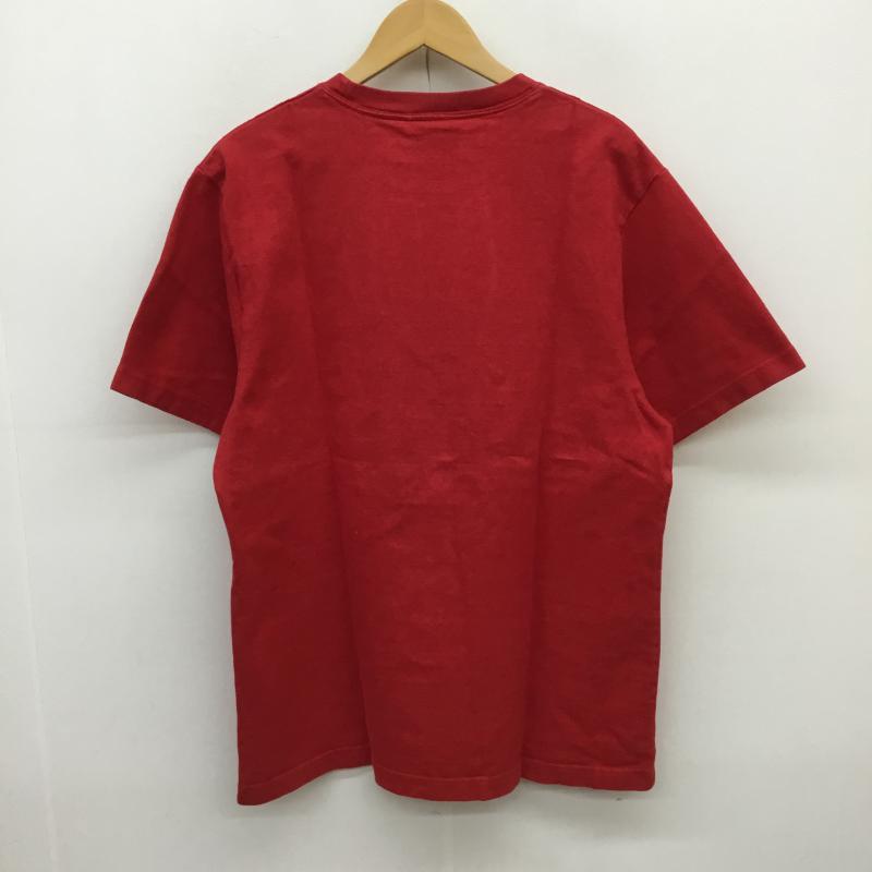 エフエイティー FAT Tシャツ 半袖 バーガーキングオマージュロゴTシャツ XL プリント 赤 / レッド / メンズ USED 古着 中古 10059300