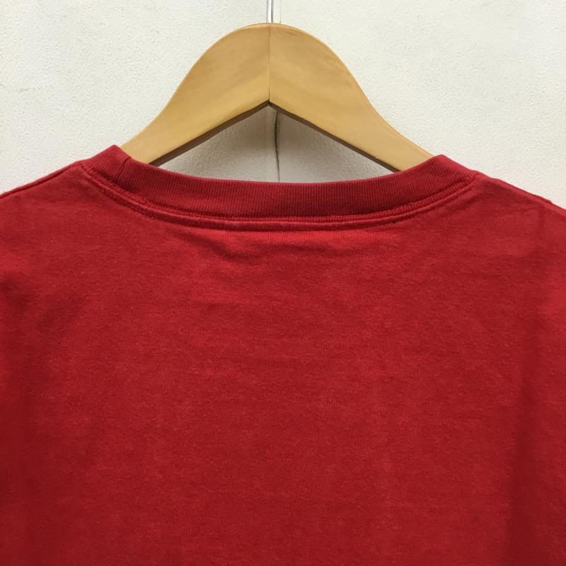 エフエイティー FAT Tシャツ 半袖 バーガーキングオマージュロゴTシャツ XL プリント 赤 / レッド / メンズ USED 古着 中古 10059300