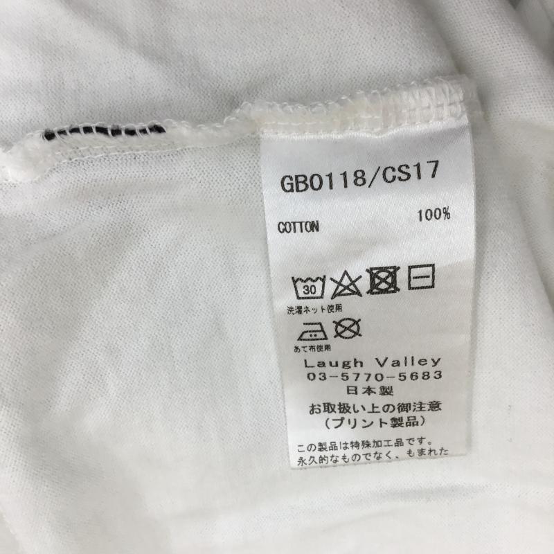 グラム glamb Tシャツ 半袖 GB01181/GS17 Karl CS 半袖 Tシャツ 3 刺繍 X プリント 白 / ホワイト / メンズ USED 古着 中古 10059312