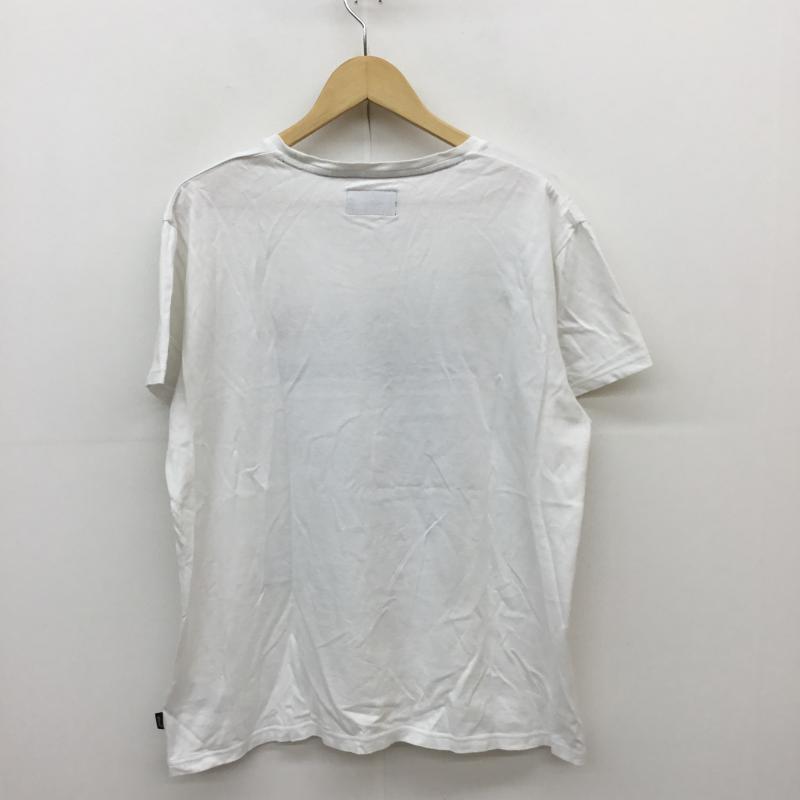 グラム glamb Tシャツ 半袖 GB01181/GS17 Karl CS 半袖 Tシャツ 3 刺繍 X プリント 白 / ホワイト / メンズ USED 古着 中古 10059312