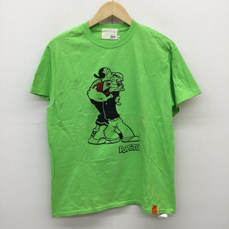 トニータイズサン TONY TAIZSUN Tシャツ 半袖 × POPEYE M キャラクター 緑 / グリーン / メンズ USED 古着 中古 10059369