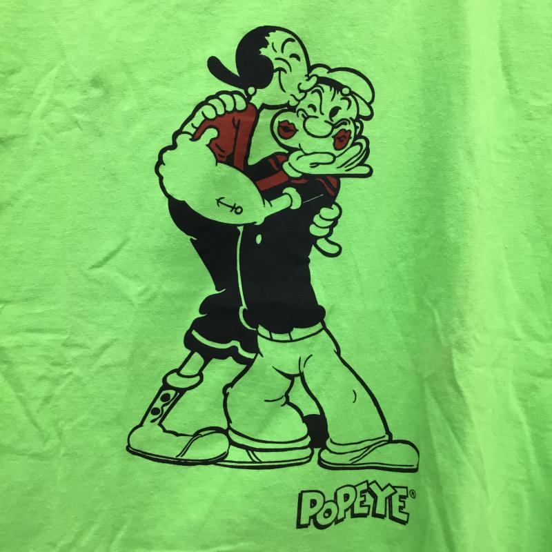 トニータイズサン TONY TAIZSUN Tシャツ 半袖 × POPEYE M キャラクター 緑 / グリーン / メンズ USED 古着 中古 10059369