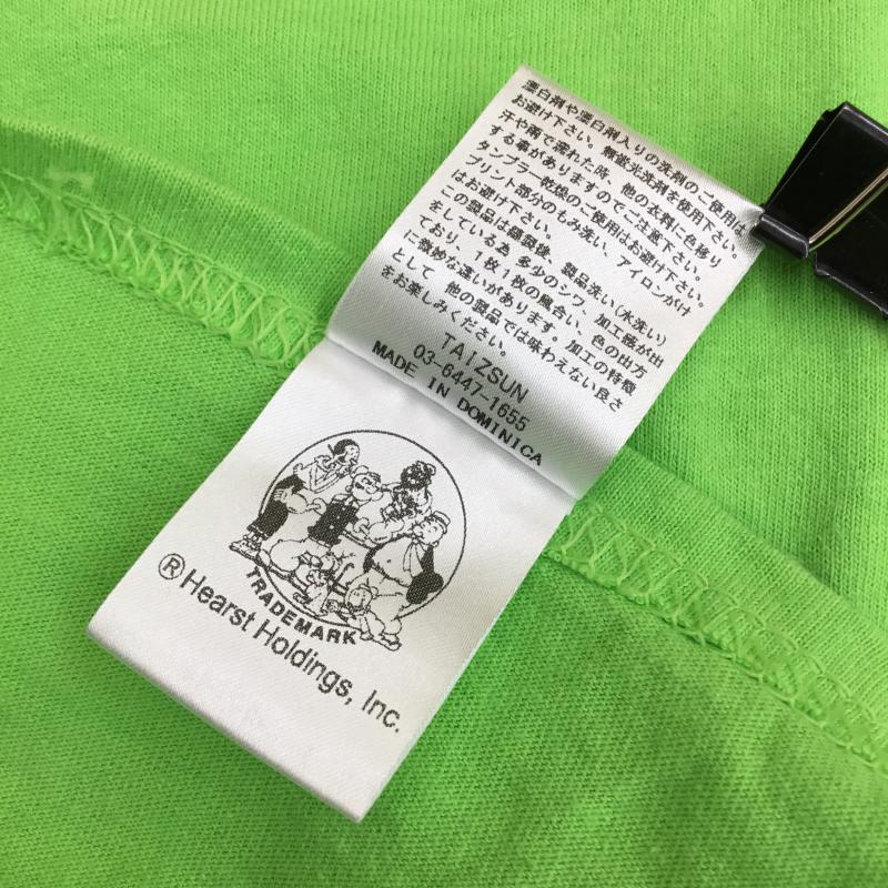 トニータイズサン TONY TAIZSUN Tシャツ 半袖 × POPEYE M キャラクター 緑 / グリーン / メンズ USED 古着 中古 10059369