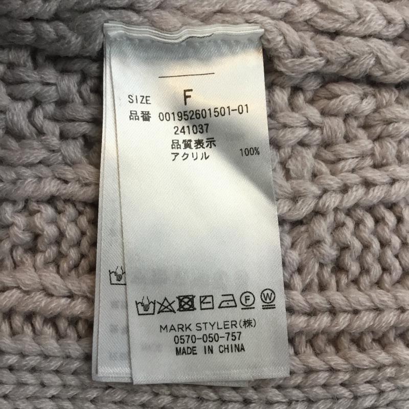 マーキュリーデュオ MERCURYDUO ニット、セーター 長袖 FREE 無地 マルチカラー / マルチカラー / レディース USED 古着 中古 10059401