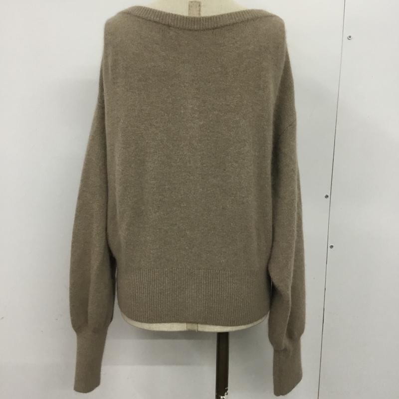 マーキュリーデュオ MERCURYDUO カーディガン 長袖 FREE 無地 茶 / ブラウン / レディース USED 古着 中古 10059404