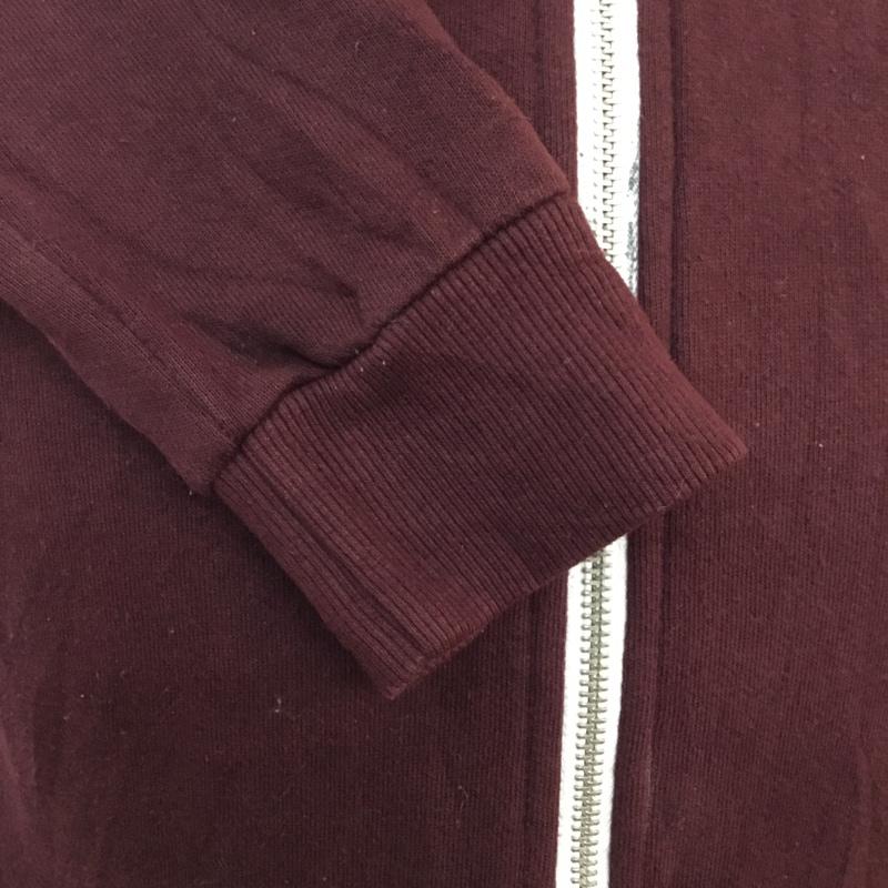 フォーエバー21 FOREVER21 パーカー 長袖 プルジップ ジップアップ S 無地 えんじ / ワインレッド / メンズ USED 古着 中古 10059416