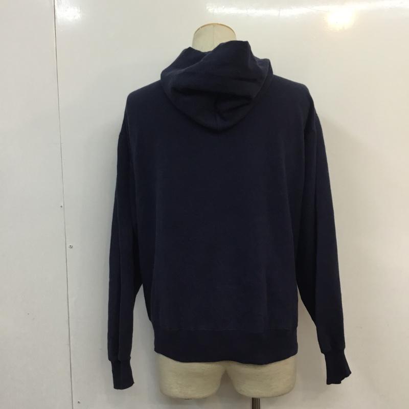 古着 USED パーカー 長袖 プルオーバー フーディ ロゴ S プリント 紺 / ネイビー / メンズ USED 古着 中古 10059506