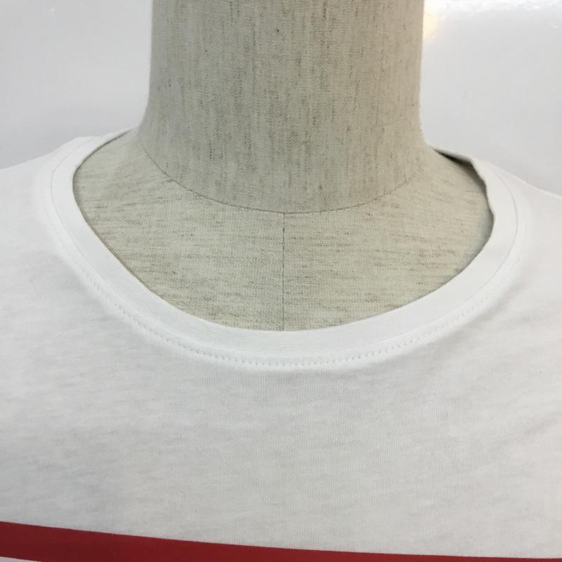 ゲス Guess Tシャツ 半袖 M01171 クルーネック ロゴ スリムフィット L プリント 白 / ホワイト / メンズ USED 古着 中古 10059545