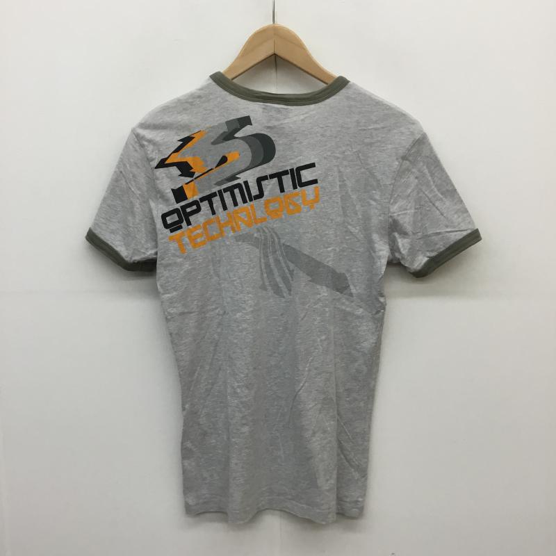 フィフティーファイブディーエスエル 55DSL Tシャツ 半袖 S ロゴ、文字 灰 / グレー / メンズ USED 古着 中古 10059705