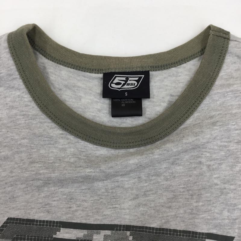 フィフティーファイブディーエスエル 55DSL Tシャツ 半袖 S ロゴ、文字 灰 / グレー / メンズ USED 古着 中古 10059705
