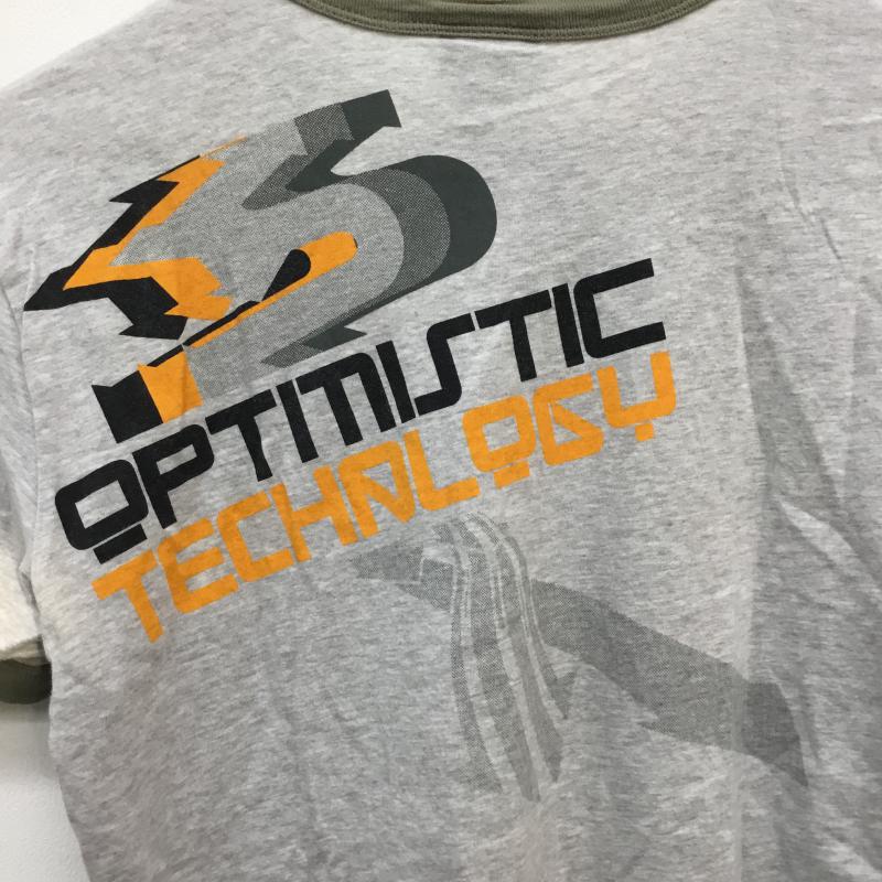 フィフティーファイブディーエスエル 55DSL Tシャツ 半袖 S ロゴ、文字 灰 / グレー / メンズ USED 古着 中古 10059705