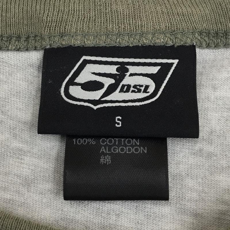 フィフティーファイブディーエスエル 55DSL Tシャツ 半袖 S ロゴ、文字 灰 / グレー / メンズ USED 古着 中古 10059705