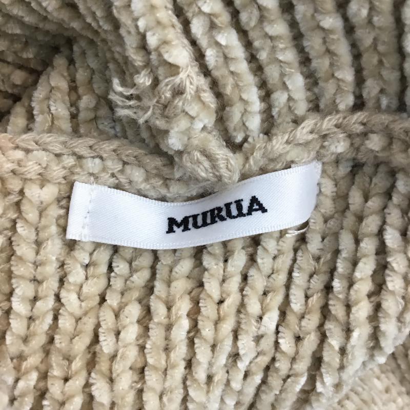 ムルーア MURUA ニット、セーター 長袖 011852600701-01 FREE 無地 ベージュ / ベージュ / レディース USED 古着 中古 10059780