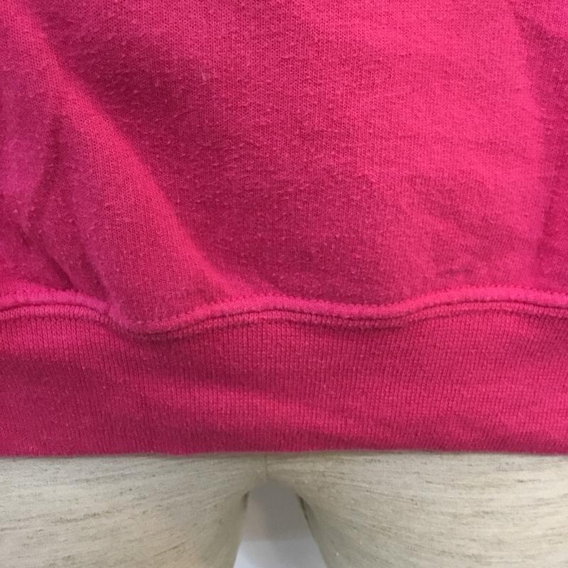 ギルダン GILDAN トレーナー 長袖 スウェット 裏起毛 M ロゴ、文字 桃 / ピンク / メンズ USED 古着 中古 10059803