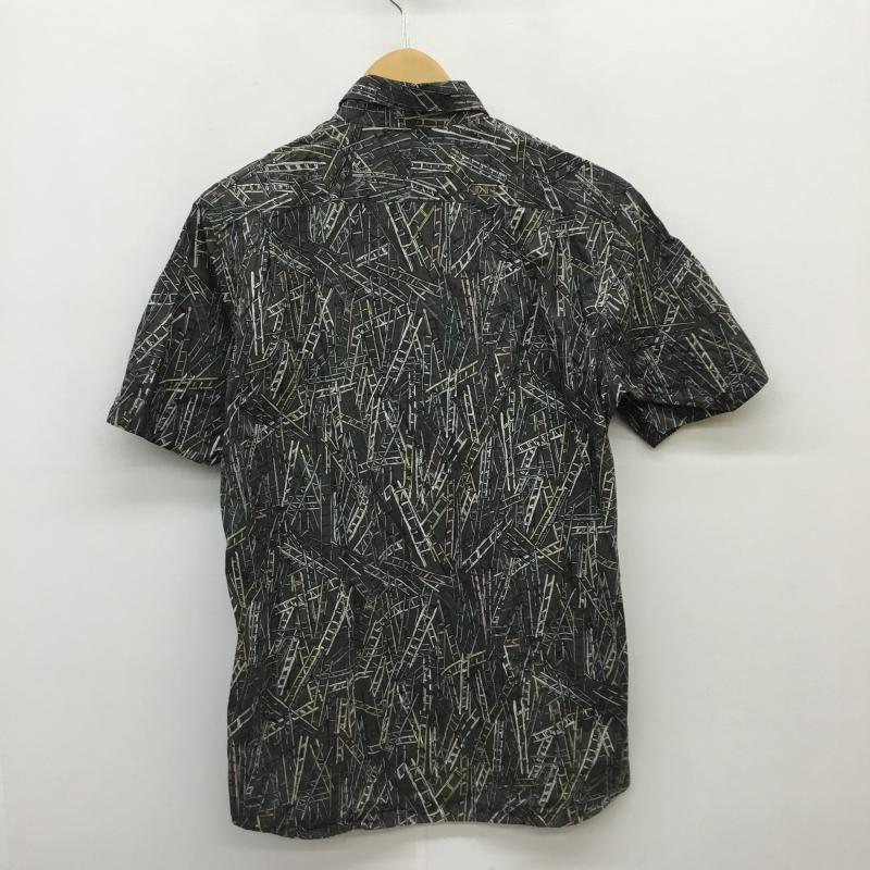 グリーンレーベルリラクシング green label relaxing シャツ、ブラウス 半袖 M 総柄 灰 / グレー / メンズ USED 古着 中古 10059861