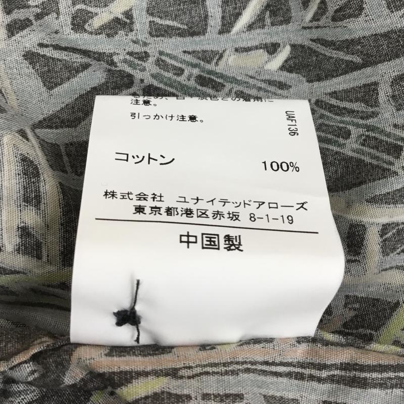 グリーンレーベルリラクシング green label relaxing シャツ、ブラウス 半袖 M 総柄 灰 / グレー / メンズ USED 古着 中古 10059861