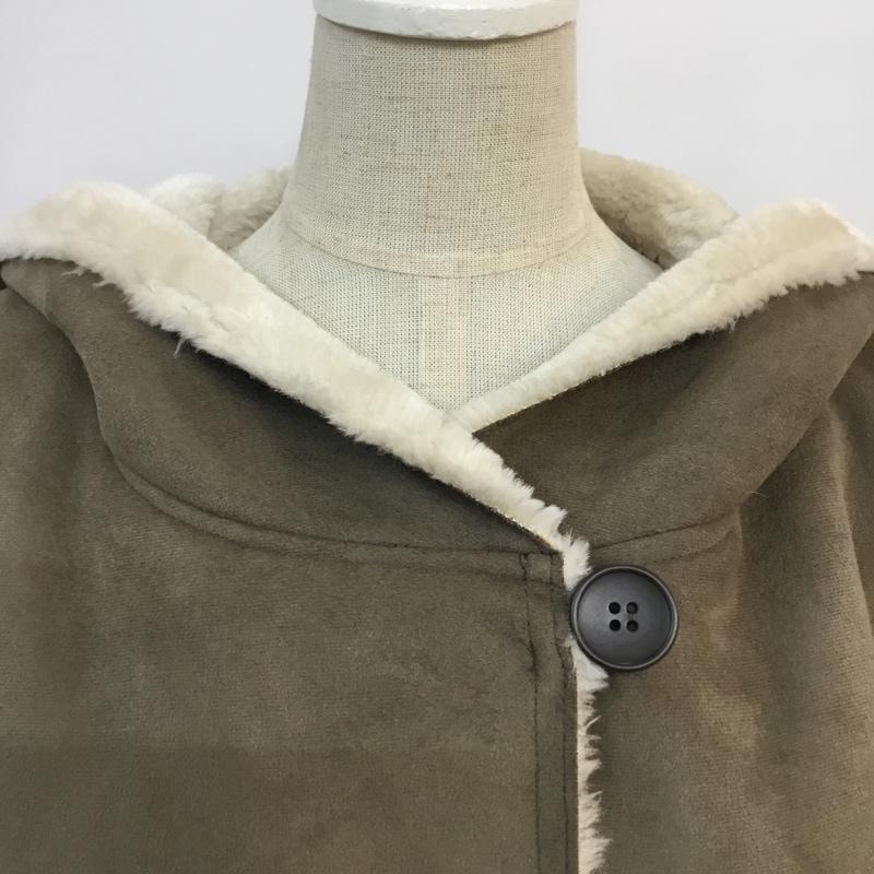 グローブ grove コート コート一般 ムートンコート L 無地 ベージュ / ベージュ / レディース USED 古着 中古 10060091