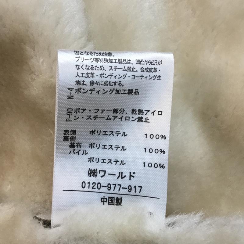 グローブ grove コート コート一般 ムートンコート L 無地 ベージュ / ベージュ / レディース USED 古着 中古 10060091