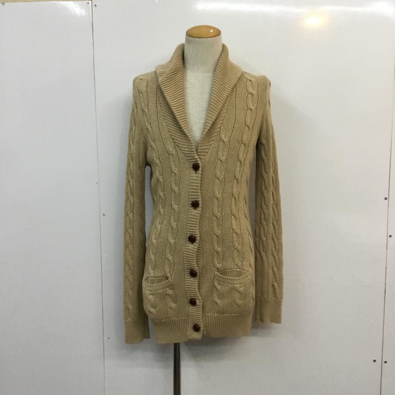 ポロジーンズカンパニー POLO JEANS COMPANY カーディガン 長袖 L 無地 ベージュ / ベージュ / メンズ USED 古着 中古 10060131