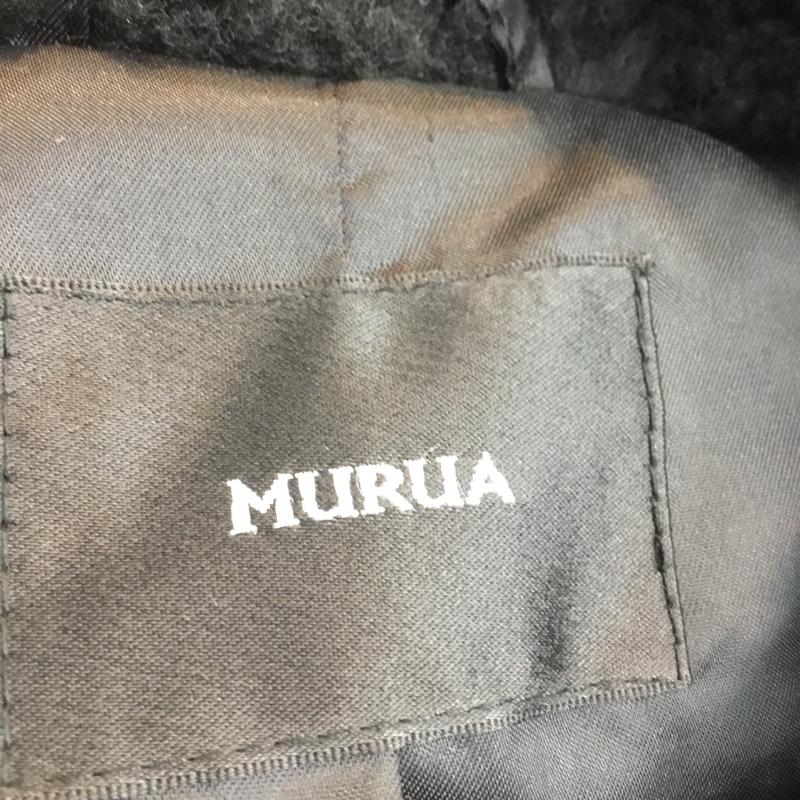ムルーア MURUA ジャケット、上着 ジャンパー、ブルゾン 011750200301 オーバーボアGジャン S 無地 黒 / ブラック / レディース USED 古着 中古 10060451