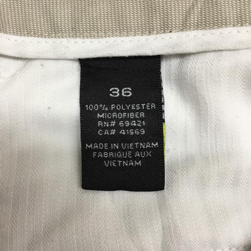 古着 USED パンツ ショートパンツ ハーフパンツ タック 36インチ 無地 ベージュ / ベージュ / メンズ USED 古着 中古 10060529