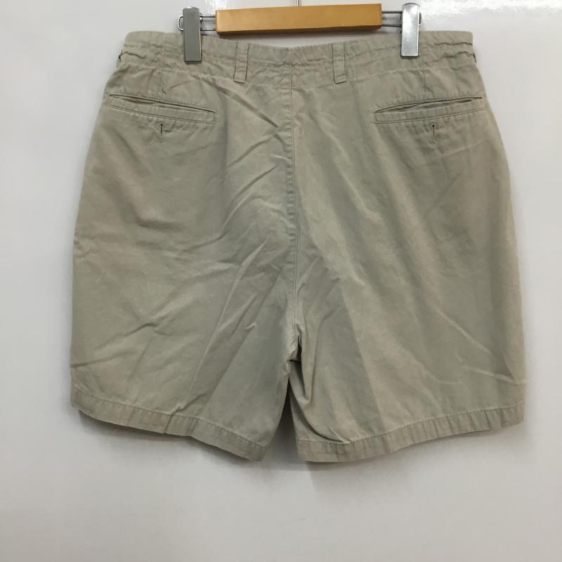 古着 USED パンツ ショートパンツ ハーフパンツ コットン W36 36インチ 無地 ベージュ / ベージュ / メンズ USED 古着 中古 10060530