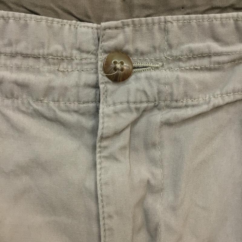 古着 USED パンツ ショートパンツ ハーフパンツ コットン W36 36インチ 無地 ベージュ / ベージュ / メンズ USED 古着 中古 10060530