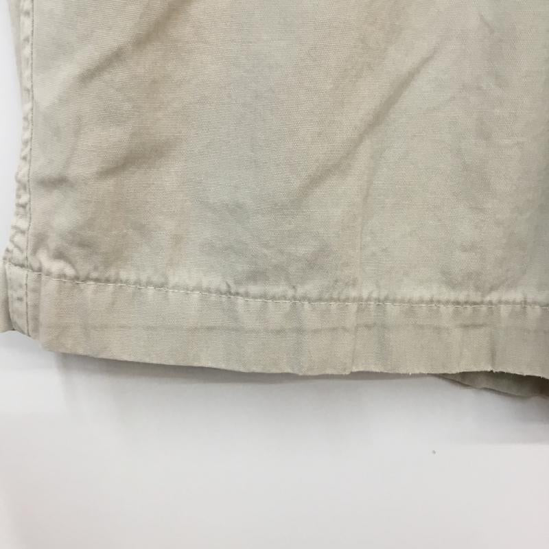 古着 USED パンツ ショートパンツ ハーフパンツ コットン W36 36インチ 無地 ベージュ / ベージュ / メンズ USED 古着 中古 10060530