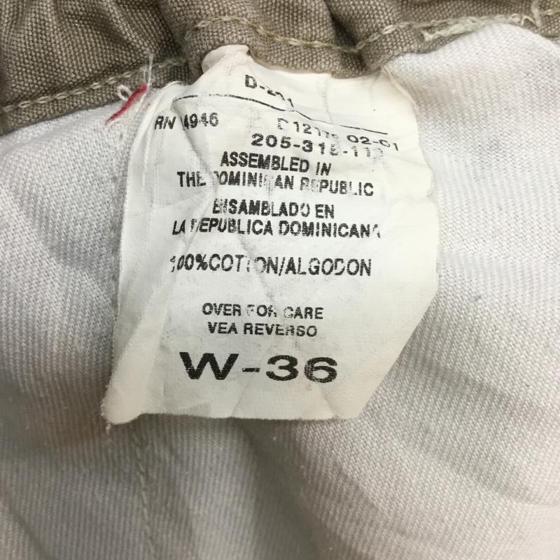 古着 USED パンツ ショートパンツ ハーフパンツ コットン W36 36インチ 無地 ベージュ / ベージュ / メンズ USED 古着 中古 10060530