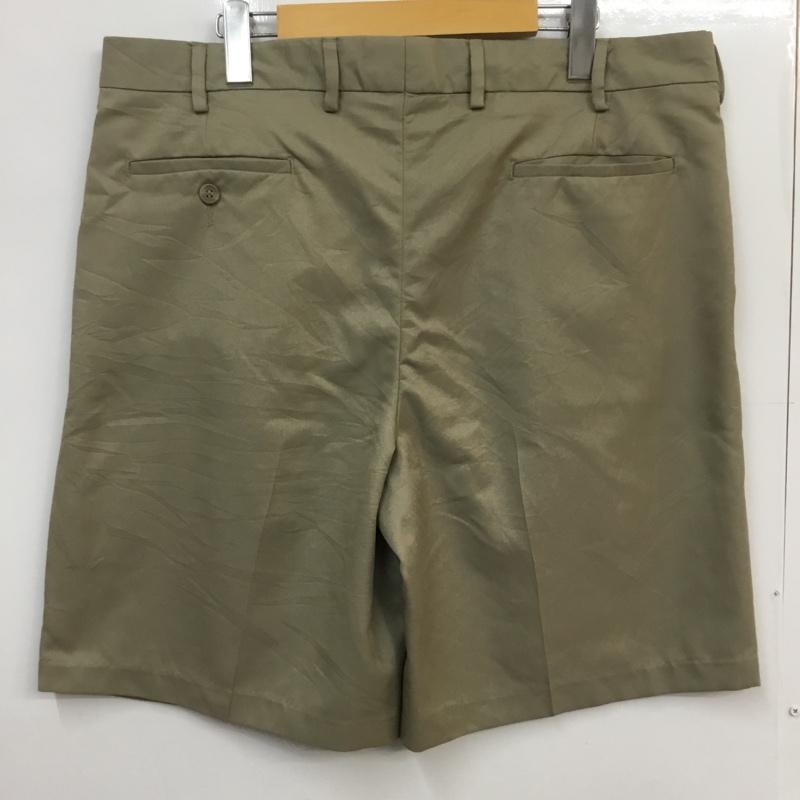 古着 USED パンツ ショートパンツ ハーフパンツ タック 38インチ 無地 ベージュ / ベージュ / メンズ USED 古着 中古 10060541