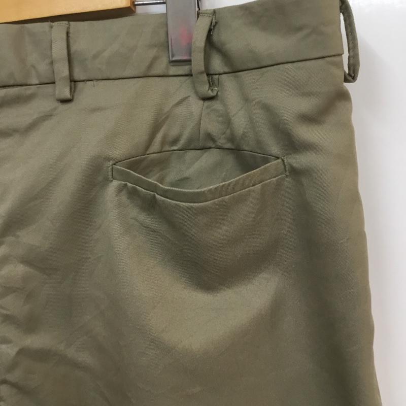 古着 USED パンツ ショートパンツ ハーフパンツ タック 38インチ 無地 ベージュ / ベージュ / メンズ USED 古着 中古 10060541