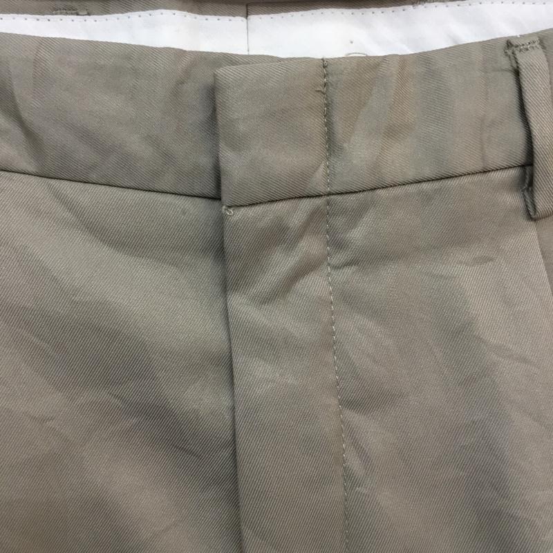 古着 USED パンツ ショートパンツ ハーフパンツ タック 38インチ 無地 ベージュ / ベージュ / メンズ USED 古着 中古 10060541