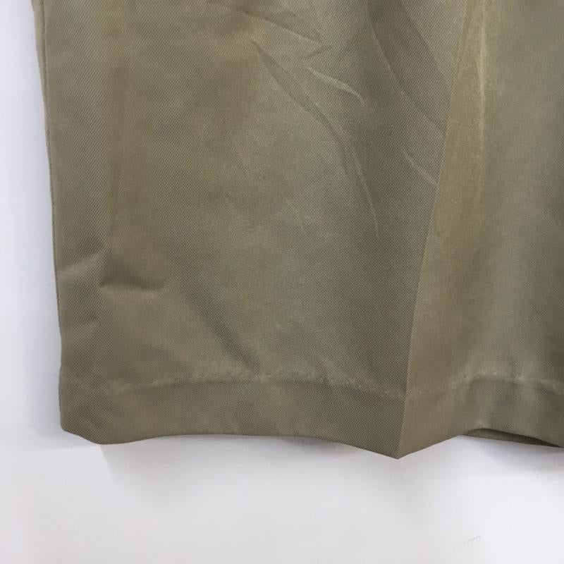 古着 USED パンツ ショートパンツ ハーフパンツ タック 38インチ 無地 ベージュ / ベージュ / メンズ USED 古着 中古 10060541