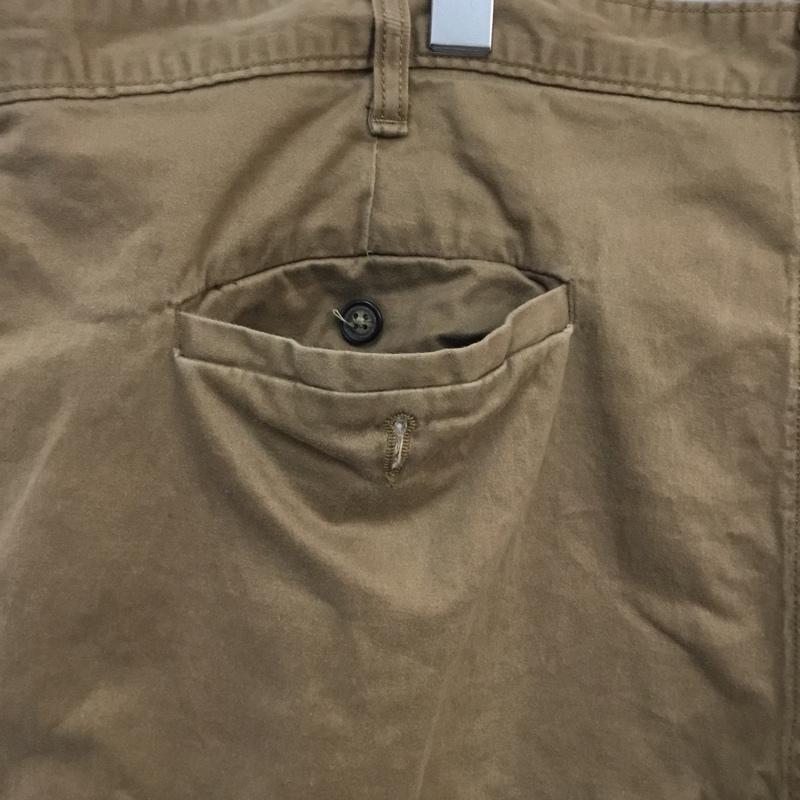 古着 USED パンツ ショートパンツ ハーフパンツ W46 46インチ 無地 茶 / ブラウン / メンズ USED 古着 中古 10060546