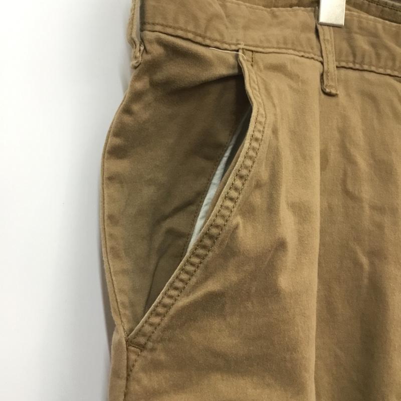 古着 USED パンツ ショートパンツ ハーフパンツ W46 46インチ 無地 茶 / ブラウン / メンズ USED 古着 中古 10060546