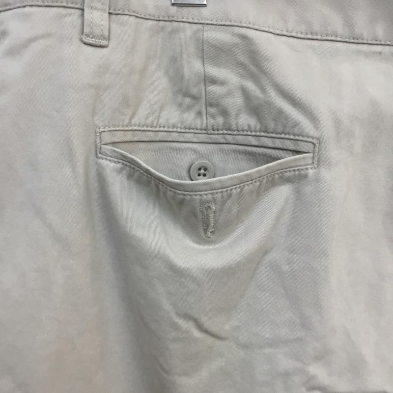 古着 USED パンツ ショートパンツ Croft&Barrow ハーフパンツ コットン W38 38インチ 無地 アイボリー / アイボリー / メンズ USED 古着 中古 10060550