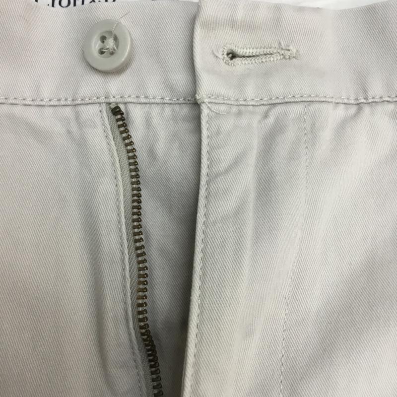 古着 USED パンツ ショートパンツ Croft&Barrow ハーフパンツ コットン W38 38インチ 無地 アイボリー / アイボリー / メンズ USED 古着 中古 10060550