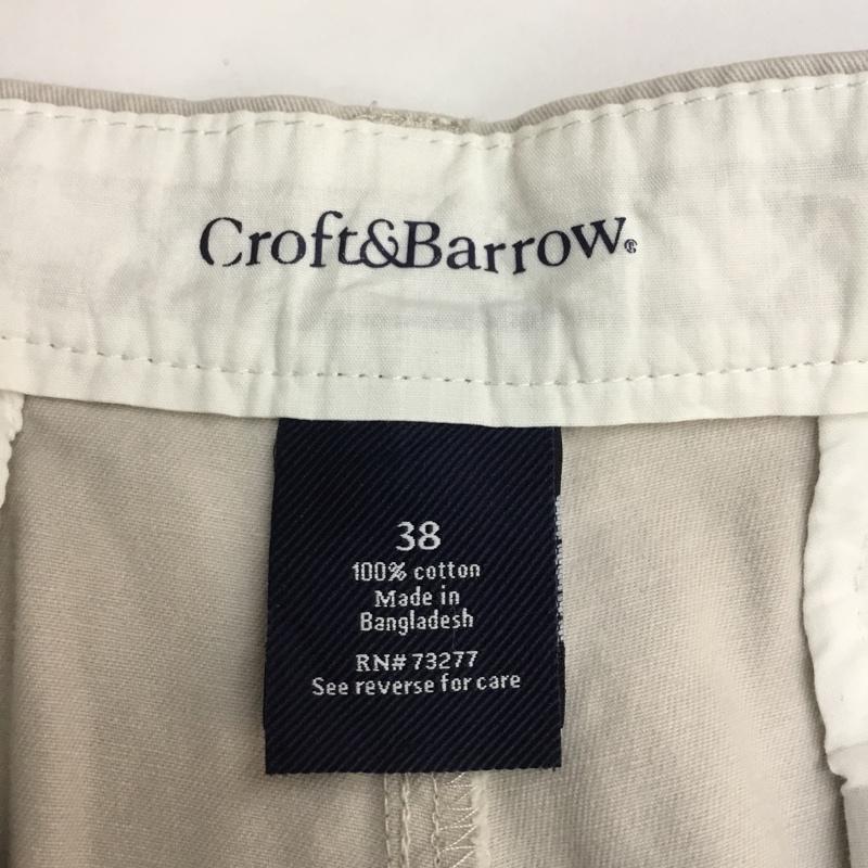 古着 USED パンツ ショートパンツ Croft&Barrow ハーフパンツ コットン W38 38インチ 無地 アイボリー / アイボリー / メンズ USED 古着 中古 10060550