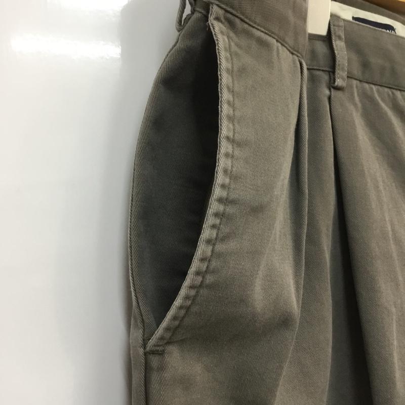 ランズエンド LANDS'END パンツ ショートパンツ ハーフパンツ コットン TRADITIONAL FIT 40インチ 無地 灰 / グレー / メンズ USED 古着 中古 10060634