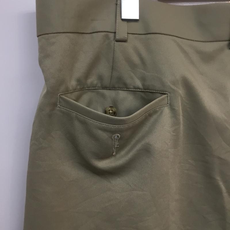 古着 USED パンツ チノパン ハーフパンツ コットン タック 38インチ 無地 ベージュ / ベージュ / メンズ USED 古着 中古 10060637