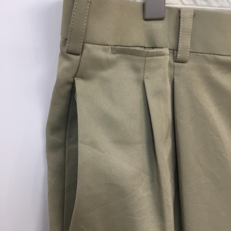 古着 USED パンツ チノパン ハーフパンツ コットン タック 38インチ 無地 ベージュ / ベージュ / メンズ USED 古着 中古 10060637