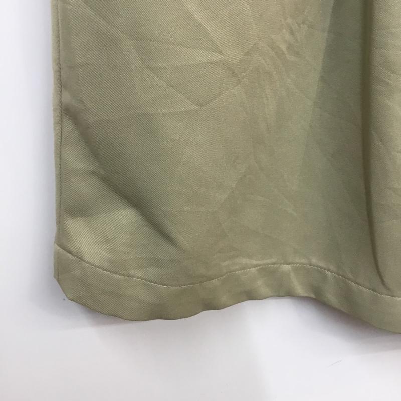 古着 USED パンツ チノパン ハーフパンツ コットン タック 38インチ 無地 ベージュ / ベージュ / メンズ USED 古着 中古 10060637