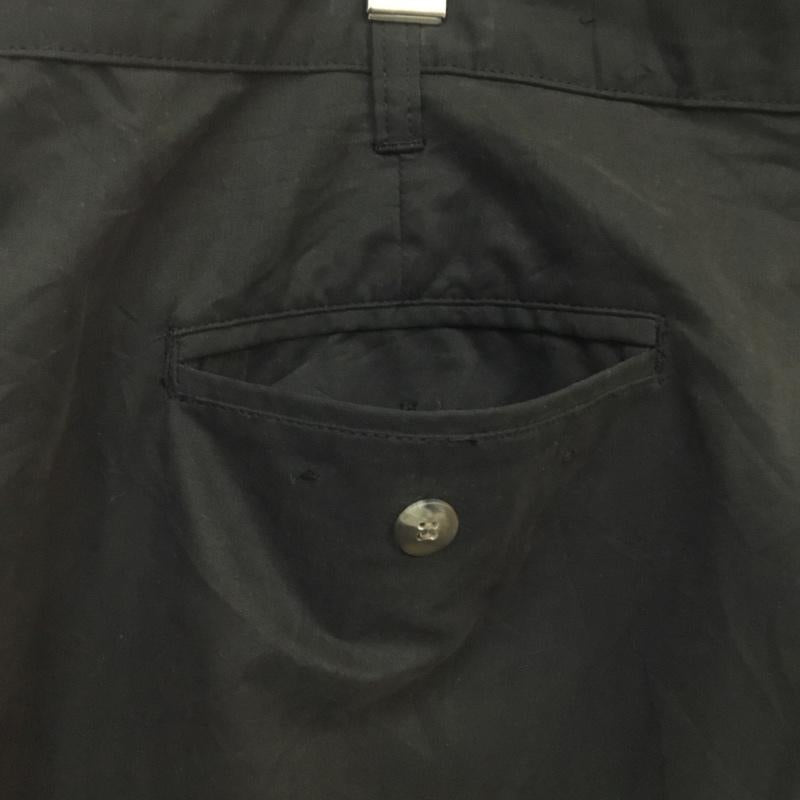 古着 USED パンツ ショートパンツ ハーフパンツ タック W40 40インチ 無地 黒 / ブラック / メンズ USED 古着 中古 10060641