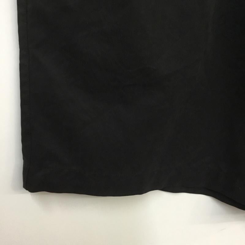 古着 USED パンツ ショートパンツ ハーフパンツ タック W40 40インチ 無地 黒 / ブラック / メンズ USED 古着 中古 10060641