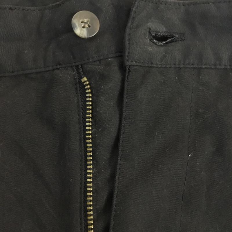 古着 USED パンツ ショートパンツ ハーフパンツ タック W40 40インチ 無地 黒 / ブラック / メンズ USED 古着 中古 10060641